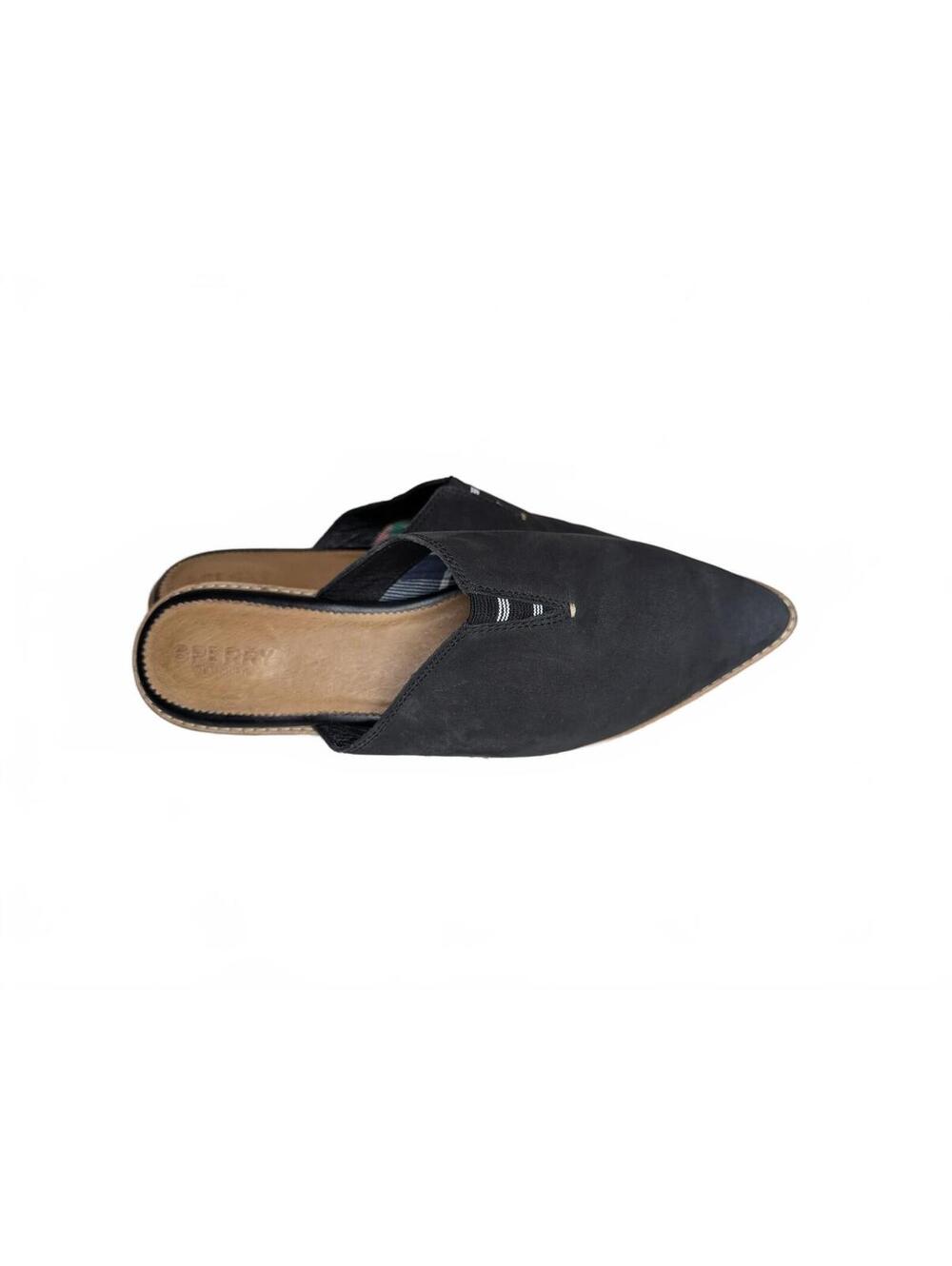 Sperry Top Sider Saybrook Pointed Toe Mule Suede Flats Women's 10